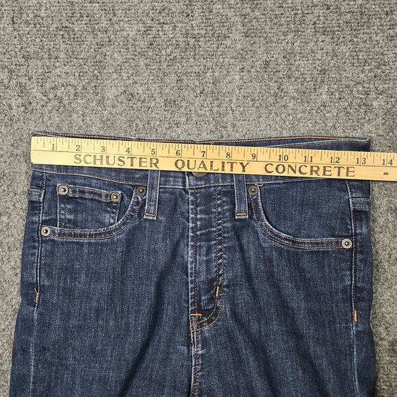 J Crew Mercantile Jeans Size 26 Blue Denim Straight Skinny Medium Wash - Picture 6 of 9